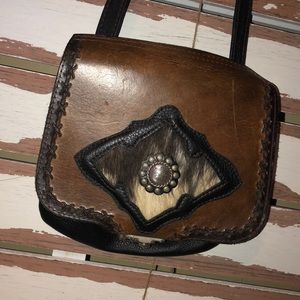 Genuine Leather & Cowhide crossbody